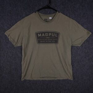 Magpul Graphic T-Shirt Men XL Olive Green Excellent Short Sleeve Cotton Tee